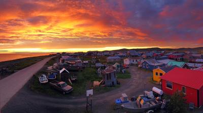 Unalakleet from the Old Church